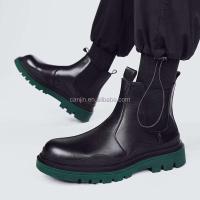 Nuevo vestido de cuero de moda Chelsea para hombres, productos más vendidos de Oxford, calzado deportivo para exteriores, botas cortas, barato - details 7