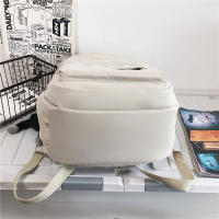 Mochila Escolar para Jóvenes Mujeres Sólido Simple Gran Capacidad Mochila Universitaria para Chicas Mochila de Libros para Estudiantes Hecha en China - details 15