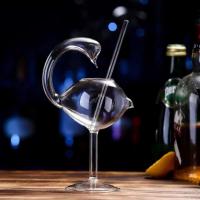 Copa de cristal con cola de champán, copa de vino con chispa para fiesta de San Valentín, rosa 3D, altura estilo Ins - details 7