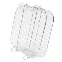 Estante cuadrado de dos capas para freidora de aire, accesorios de acero inoxidable para deshidratador, 4,2-5. 8qt - details 7