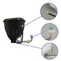 Adecuado para tolva pequeña de máquina de pulverización sin aire eléctrica, tolva de máquina de pulverización sin aire doméstica de 6L - details 1