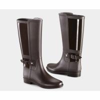 Botas de lluvia impermeables para mujer, zapatos de jardín, botas de goma de PVC, botas antideslizantes hasta la rodilla, botas de pesca - details 6