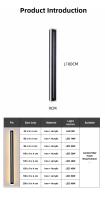 Lámpara LED de pared larga para exteriores, accesorio de iluminación resistente al agua IP65, adecuado para sala de estar, terraza, balcón, patio, villa - details 6
