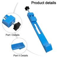 Abrazadera de posicionamiento de mano duradera, ABS ligero, Clip de fijación rápida, guía de Base, máquina cortadora de guía de borde azul - details 9