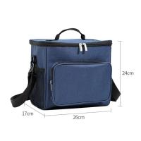 Bolsa de almuerzo aislada grande para hombres y adultos, caja de almacenamiento de alimentos calientes, térmica, fresca - details 1