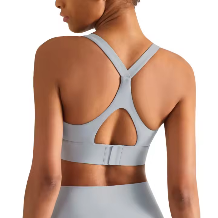 Racing Back Sports Ropa deportiva Hebilla trasera ajustable Sujetador de yoga de alto soporte - 1