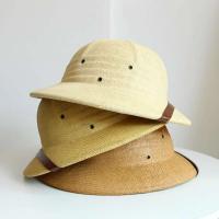 Gorra de Paja de Moda Gorra de Sol con estilo Británico para Niños y Niñas - details 0