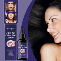 La solución de queratina HOEGOA repara la esencia seca dañada, el cabello encrespado, suave e hidratante. - details 1
