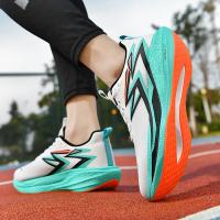 Zapatos deportivos para hombre, zapatillas ligeras de malla plana para correr, zapatos informales con cordones de alta calidad para caminar al aire libre para hombre - details 3