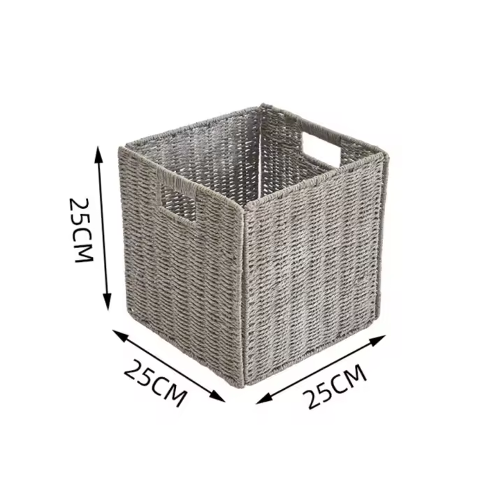 Organizador multifunción, contenedor de almacenamiento plegable, gran capacidad, ahorro de espacio, cubo de almacenamiento de lavandería con asa multifunción - 1