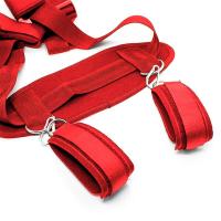 Kit de Bondage BDSM de pierna abierta de nailon, ataduras, esposas de tobillo suaves, látigo de cuero, 18 juegos para adultos, Juguetes sexuales eróticos para parejas, Sex Shop - details 8