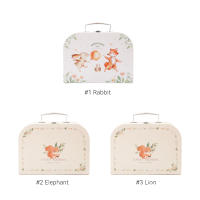 Bebés, regalo de cumpleaños, cesta bebe regalo, bautismo conejo elefante - details 1