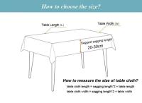 Ramo bordado, circular de tela blanca ENCE, funda para lámpara de escritorio, toalla duradera, desodorizante, mantel para mesa de comedor - details 0