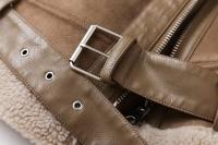 Chaqueta cálida de lana de cordero integrada de piel de ante, Otoño e Invierno - details 18