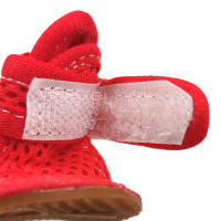 Zapatos de verano para perros pequeños, sandalias reflectantes transpirables antideslizantes, calcetines para mascotas, zapatillas para cachorros, Chihuahua, Yorkie, botas para exteriores - details 9