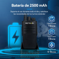 Retevis-walkie-talkie P62, 10W, IP68, de largo alcance, VHF, UHF - details 3
