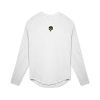 Camiseta de manga raglán para hombre, camisa de fondo de Fitness cómoda, ajustada, manga larga, Otoño, nuevo - details 17