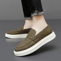 Zapatos de Cuero Casuales para Hombres Hechos a Mano Mocasines y Náuticos con Estilo al Aire Libre - details 6