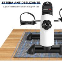 Pedales estáticos mini pedal bicicleta estática pedal estático portátil máquinas con pantalla LCD y resistencia ajustable pedales eléctricos para mayores - details 6