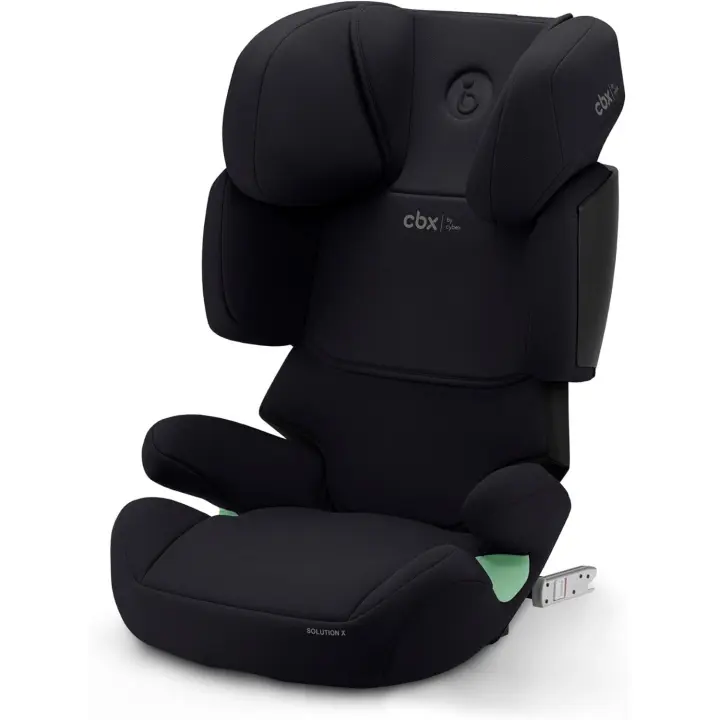 Silla de coche infantil Solution X i-Fix, Para coches con y sin ISOFIX, De 3 a 12 años aprox. (100 - 150 cm), De 15 a 50 kg aprox., Negro (Negro puro) - 1