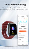 Reloj Inteligente de Fitness 2023 Nuevos Glúcidos y Ácidos de Sangre para Hombres con ECG+PPG Rastreador de Pulsera Bluetooth para Llamadas Monitor de Ritmo Cardíaco - details 4