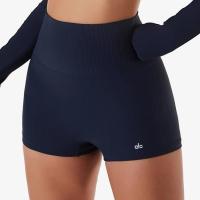 ALO yoga ropa ciclismo correr traje de fitness cintura alta elevación de caderas deporte adelgazar mujer manga larga tops pantalones cortos - details 6