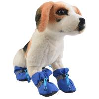 Zapatos cálidos de invierno para perro, botas antideslizantes impermeables para caminar al aire libre, accesorios para mascotas, pata protectora para cachorros y gatitos, 4 unids/set - details 2