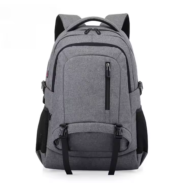 Mochila escolar de lujo para estudiantes, morral de nailon 15,6 para ordenador, puerto para auriculares, bolsa de viaje de negocios para hombre - 1