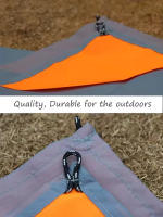 Manta de picnic de Bolso, Lona de camping Liviana a prueba de Arena, plegable de 55 ″ x 60 ″ y cabe en una bolsa lavable y resistente al agua para recreación al aire libre - details 6
