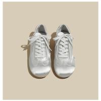 Zapatos de entrenamiento alemanes de satén estilo ballet, nuevos zapatos casuales versátiles de moda de diseñador de nicho. - details 28