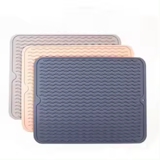 Alfombrillas de silicona para secar platos, resistentes al calor, antideslizantes, para cocina. - 1