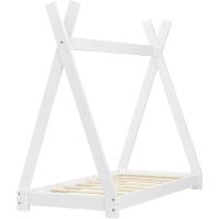 Cama para niños pequeños Cama Infantil 160 x 80cm Estructura Tipi de Madera Pino Color Pino Natural - details 20