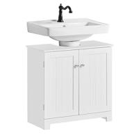 BZR17-W Mueble Columna de baño, Armario Alto baño,161 x 40 x 35 cm,ES (Blanco) - details 9