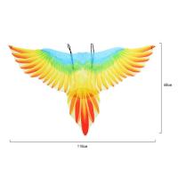 Capa de ala de loro para niños, disfraz de capa de pájaro, accesorio de actuación, Moda Para mascarada con sombreros - details 4