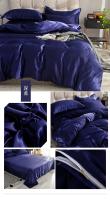Juego de ropa de cama de alta calidad, funda nórdica de Color sólido, individual, doble, doble, tamaño King - details 10