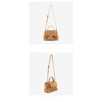 Bolso de mano para documentos, bolso de viaje portátil minimalista 2025 nuevo bolso de mensajero de hombro con textura de gran capacidad para mujer - details 16