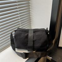 Bolso cruzado coreano de moda para hombre y mujer, bolso de hombro ligero con hebilla de alta capacidad, bolso de viaje ajustable de Color sólido - details 14