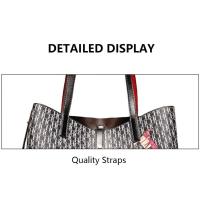 Bolso Cruzado de Mano Grande Leten Estampa de Letra Clásica Bolso de Viaje de Alta Gama con Forro de Cuero Mochila de Lujo para Mujeres - details 5