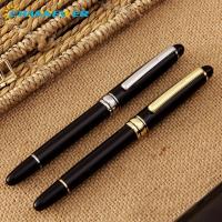 Convertidor de pluma estilográfica negra de Metal clásico, plumas de caligrafía para escribir, dibujar, diario, regalo de negocios - details 5