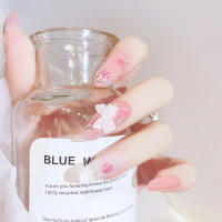 Esmalte de uñas postizas brillantes de 24 piezas, material seguro para resaltar las manos delicadas - details 1