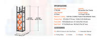 SucceBuy Rejilla para tanque de refrigerante - Soporte de cilindro para freón, gases, oxígeno y nitrógeno - details 6