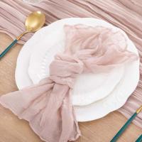 Set de 12 Pañuelos de Mantel de Queso de Gasa Pañuelos de Mesa de Cena para Hogar, Boda, Día de San Valentín, Evento Hecho en China - details 8