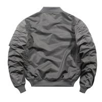 Chaqueta bomber para hombre, ropa de abrigo holgada de talla grande para hombre maduro, ropa deportiva a prueba de viento para exteriores - details 10