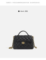 Bolso cuadrado pequeño de cadena de diamantes premium, bolso de mujer, nueva moda, bolso de mensajero de hombro versátil. - details 11