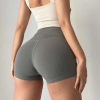 Gymtub - Pantalones cortos de tres cuartos para mujer, cintura alta, color melocotón, desnudo, para correr, hacer ejercicio, secado rápido - details 1