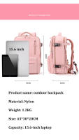 Mochila de viaje para mujer y niña, morral escolar de negocios de 15,6 pulgadas para ordenador portátil con bolsa de zapatos ind - details 16