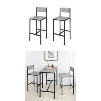 FWT97-PF Mesa Alta de Bar Mesa Alta Tipo Bistró de Cocina con Soporte para Vasos y Vino 110 x 50 x 105 cm ES - details 13