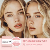 Crema correctora abrillantadora de ojos, contorno de cobertura completa, ojeras, rosa claro, contorno de ojos, corrección de Color, maquillaje anticarne - details 4