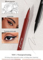 Maquillaje Maxfine Exquisito Delineador de ojos líquido que forma la pluma impermeable y a prueba de aceite sin manchas - details 2