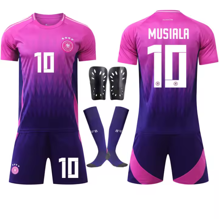 Niños 2324 Real Madrid Camiseta local No. Uniforme deportivo de fútbol para hombre 9 Mbappe 5 Bellingham 7 Vinicius - 1